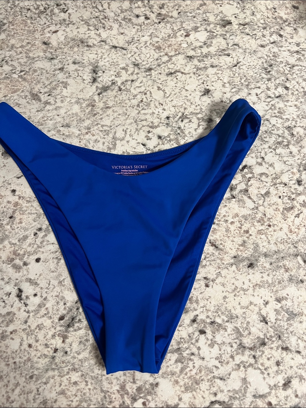 Victoria's Secret Brazillian Bright Royal Blue High-Cut Bikini Bottoms